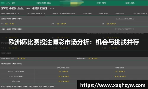 欧洲杯比赛投注博彩市场分析：机会与挑战并存